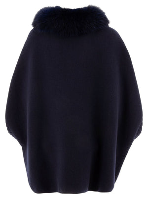 GIOVI Wool and Cashmere Poncho for Women - FW24