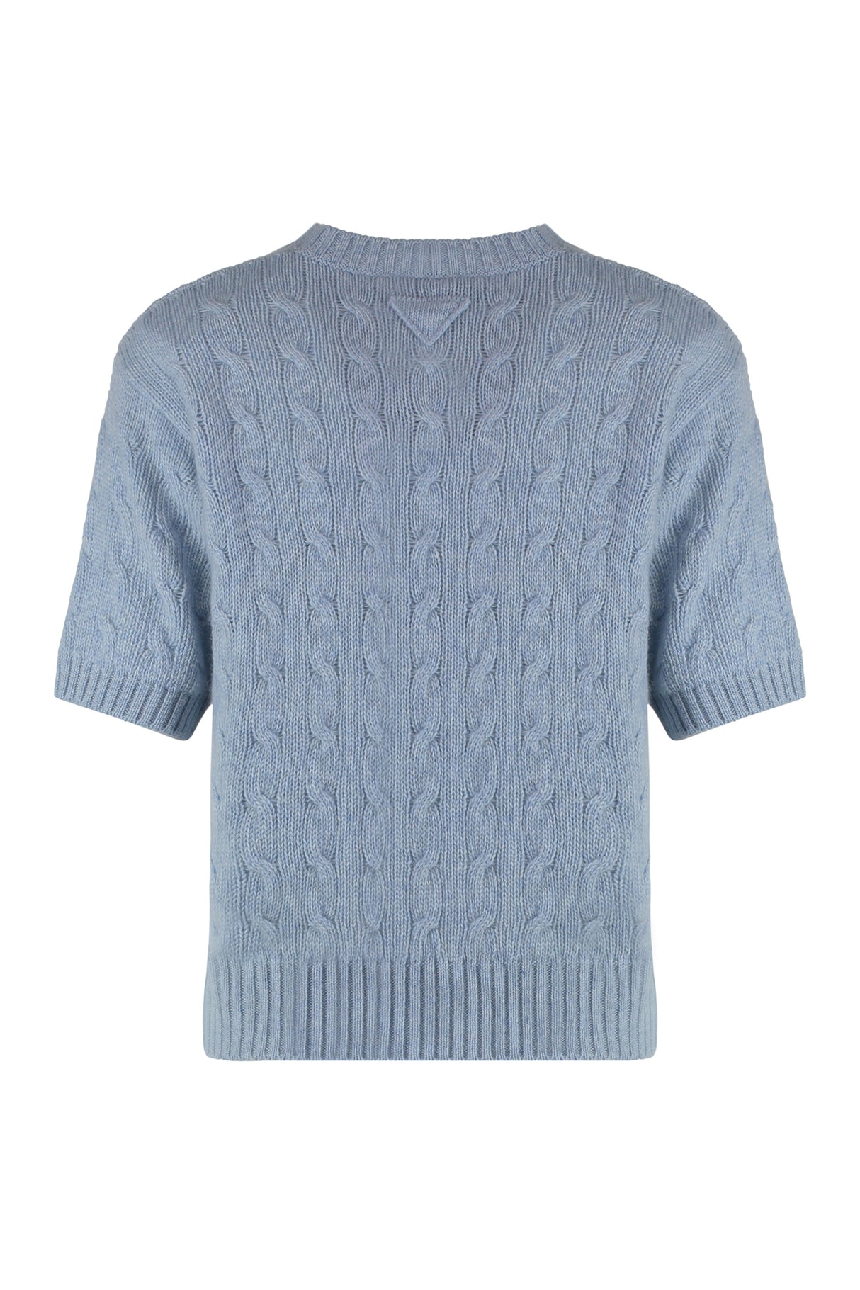 PRADA Short Sleeve Cashmere Sweater