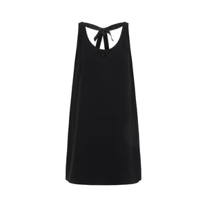 PRADA Elegant Midi Dress with Luxurious Acetate Blend