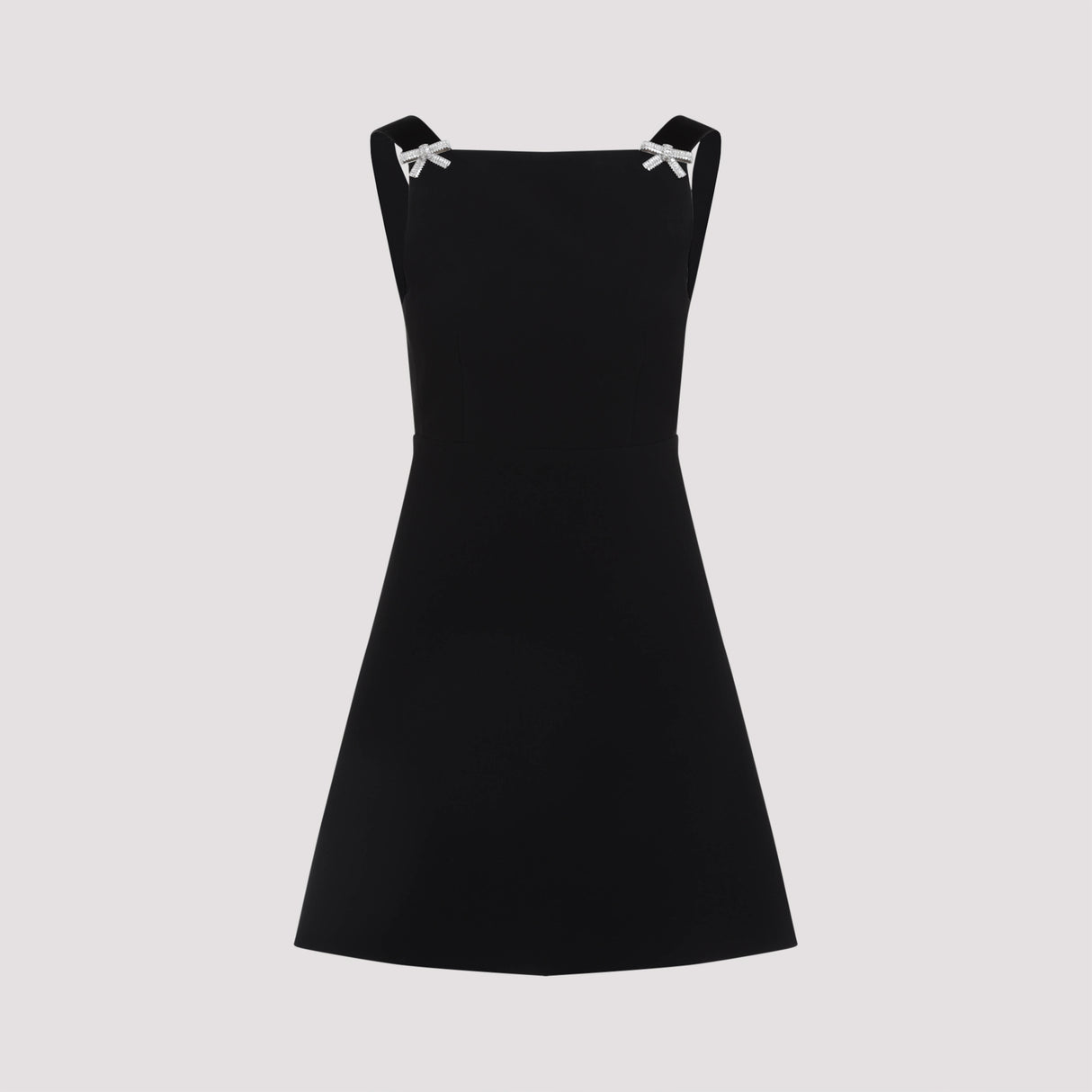 PRADA BOW CRYSTAL MINI DRESS