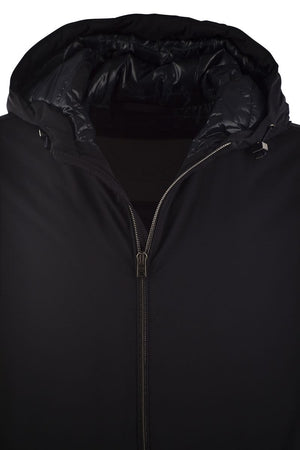 HERNO Elegant Tech Parka with Convertible Clutch Design