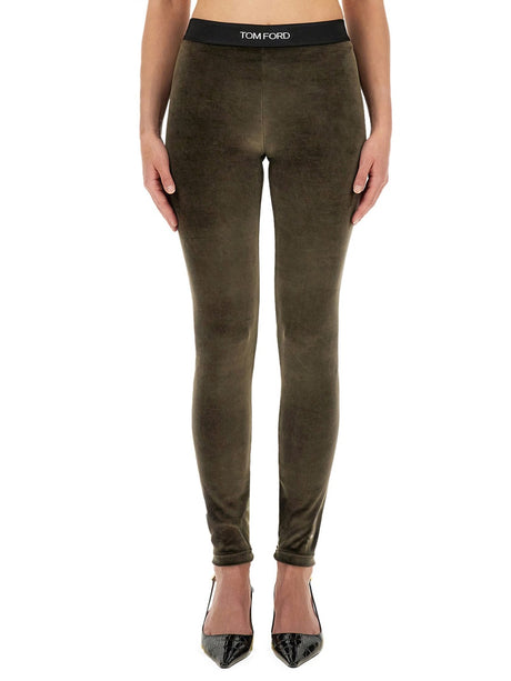 TOM FORD Luxury Logo Leggings - Size S