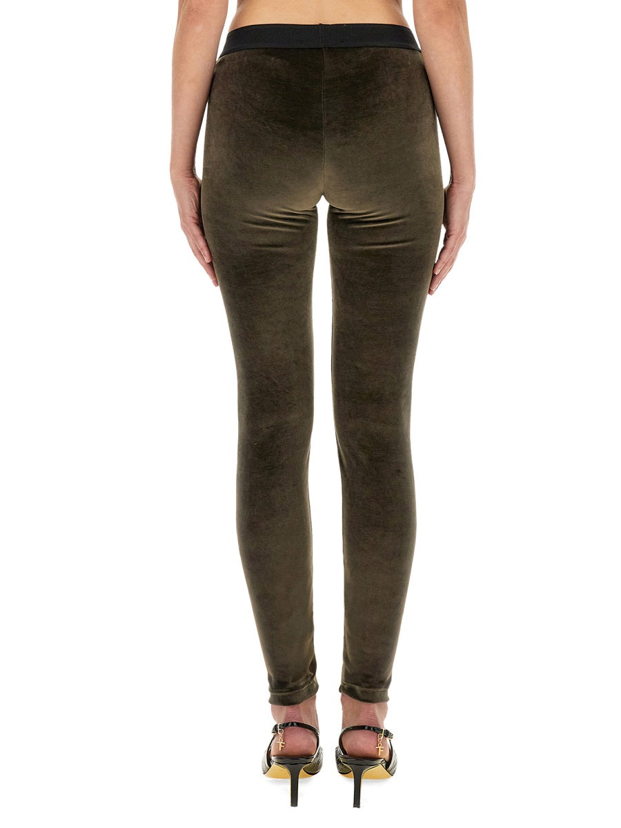 TOM FORD Luxury Logo Leggings - Size S