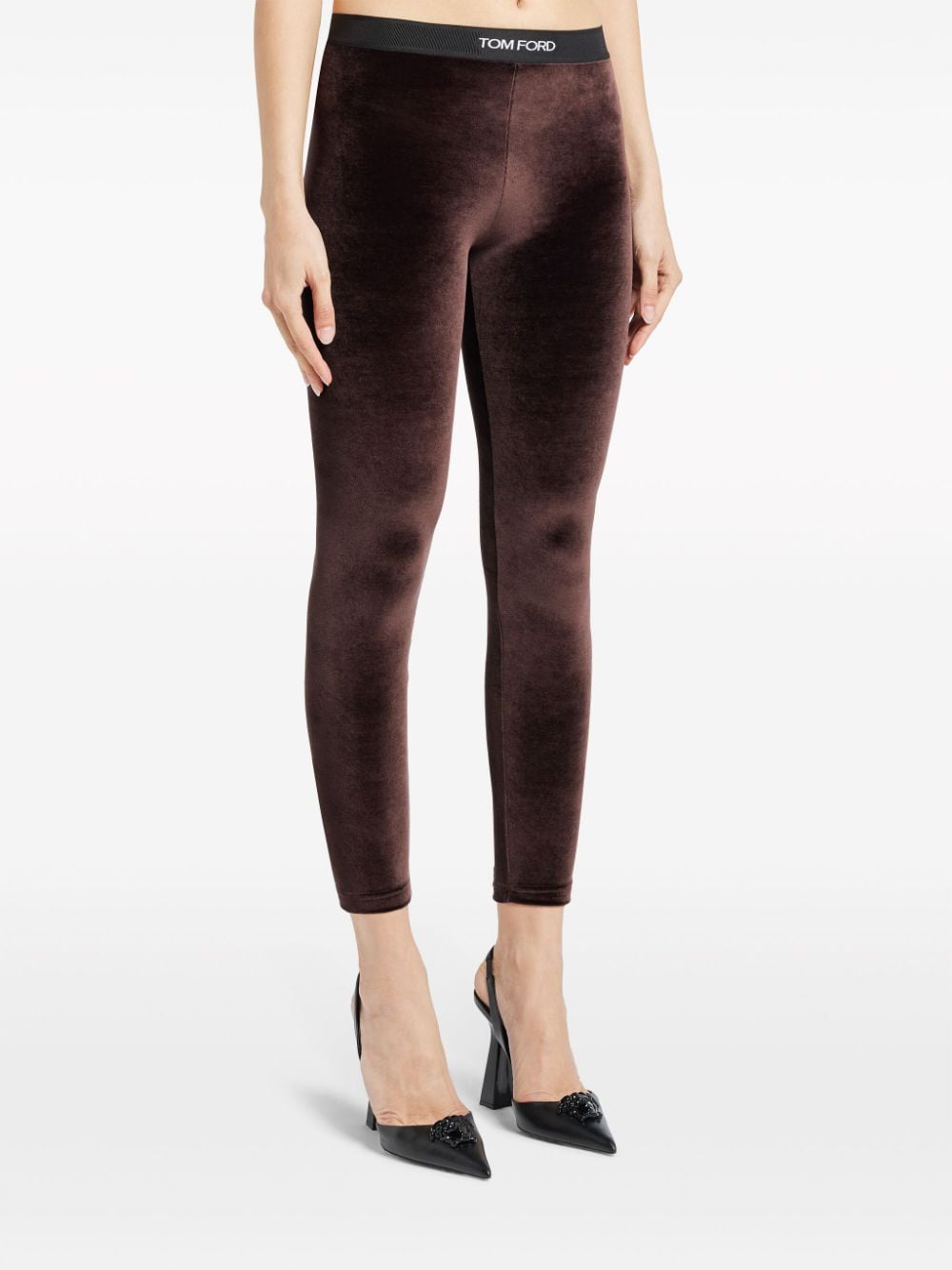 TOM FORD Luxury Logo Leggings - Size S