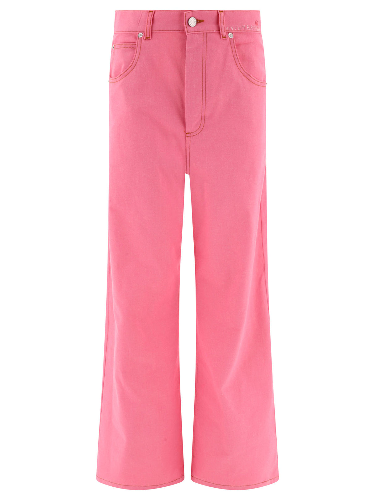 MARNI Lightweight Denim Pants for Women in Pink