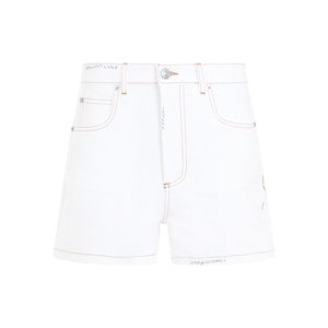 MARNI White Cotton Five-Pocket Trousers for Women