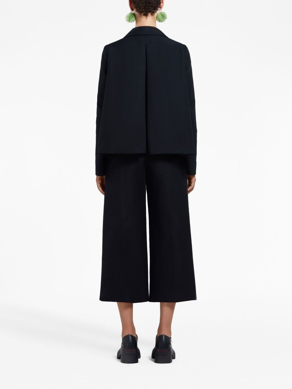 MARNI Stylish Black Cady Pants for Women