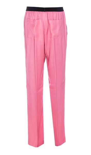 TOM FORD SILK PANTS FOR WOMEN IN PINK & PURPLE - SS23 COLLECTION