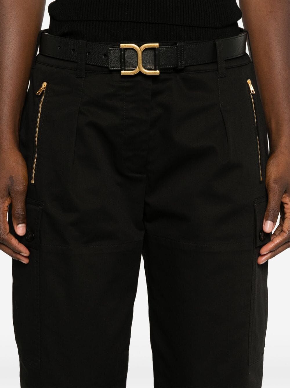 TOM FORD Elegant Silk-Blend Cargo Pants