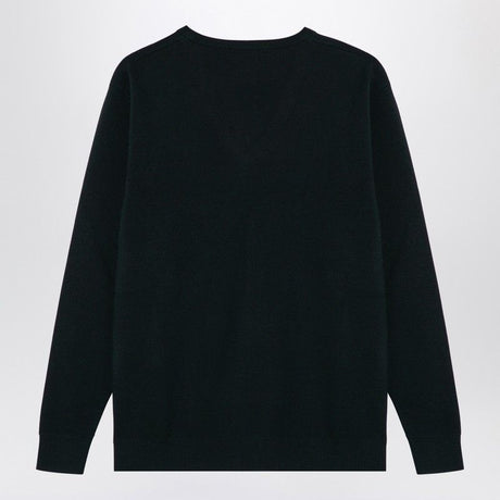 MAX MARA V-Neck Long Sleeve Wool Sweater