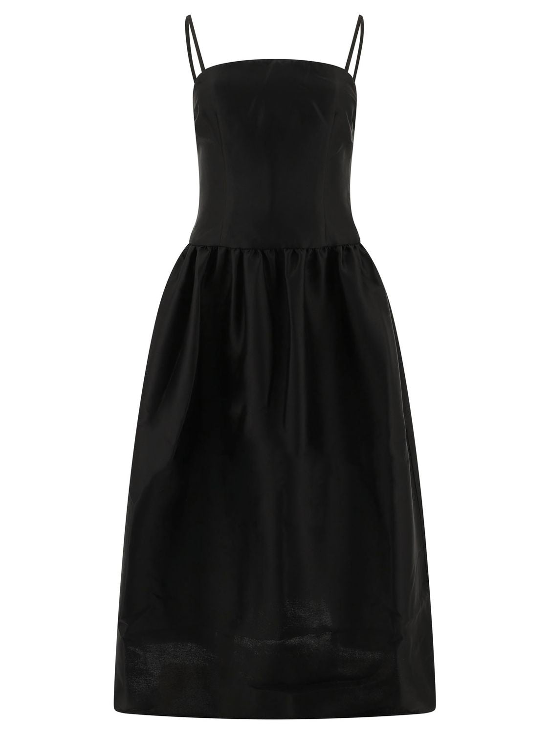 SELF-PORTRAIT Elegant Black Strapless Midi Dress