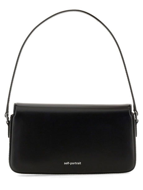 SELF-PORTRAIT Chic Leather Baguette Handbag