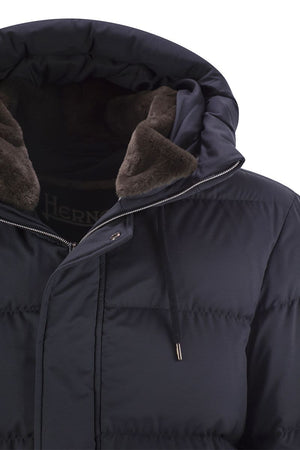 HERNO Luxury Lightweight Down Jacket with Fixed Hood