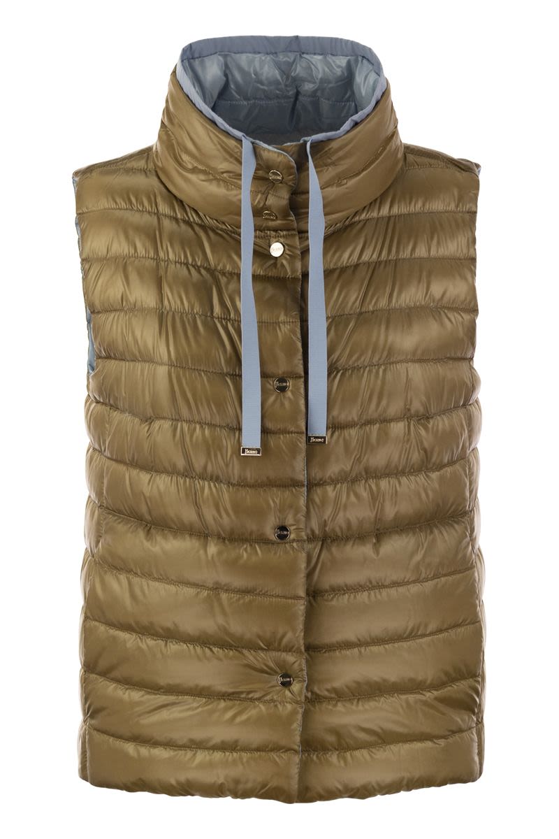 HERNO Reversible Ultralight Nylon Vest for Women