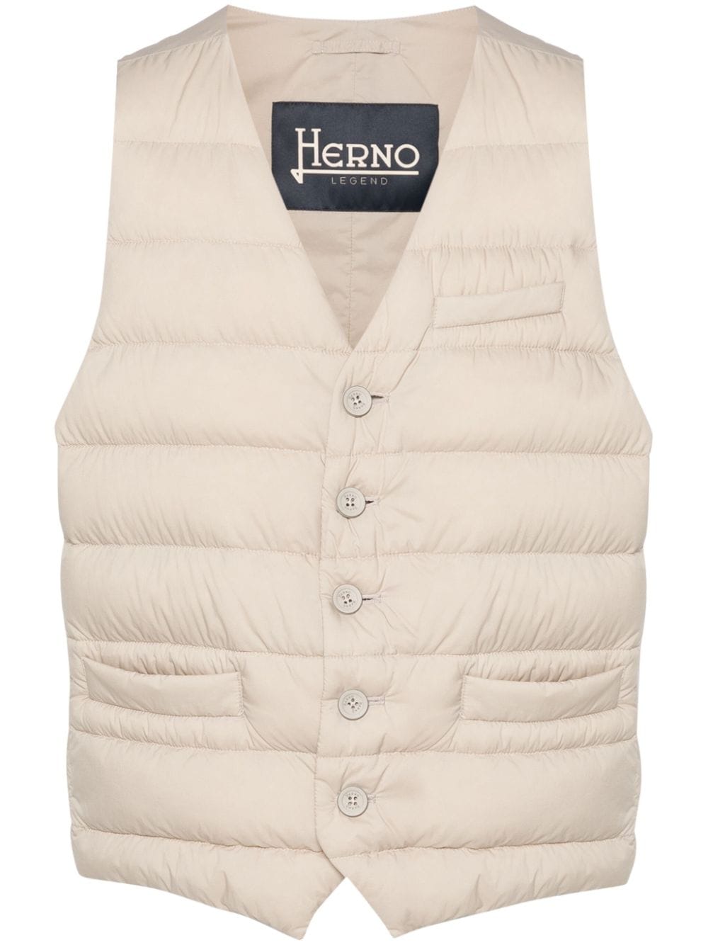 HERNO Elegant Quilted Down Vest for Men