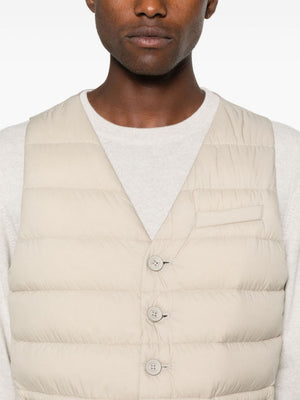 HERNO Elegant Quilted Down Vest for Men