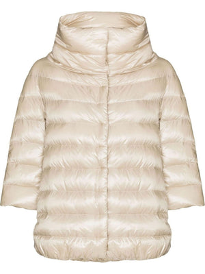 HERNO Elegant High Neck Down Jacket