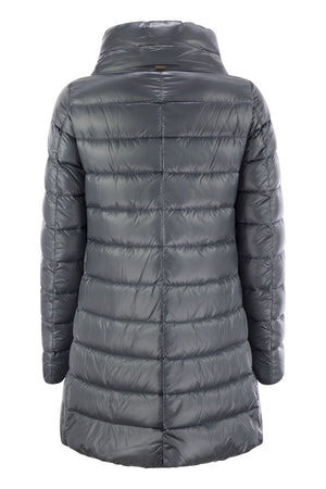 HERNO Luxury Lightweight Down Jacket with Elegant Funnel Neck