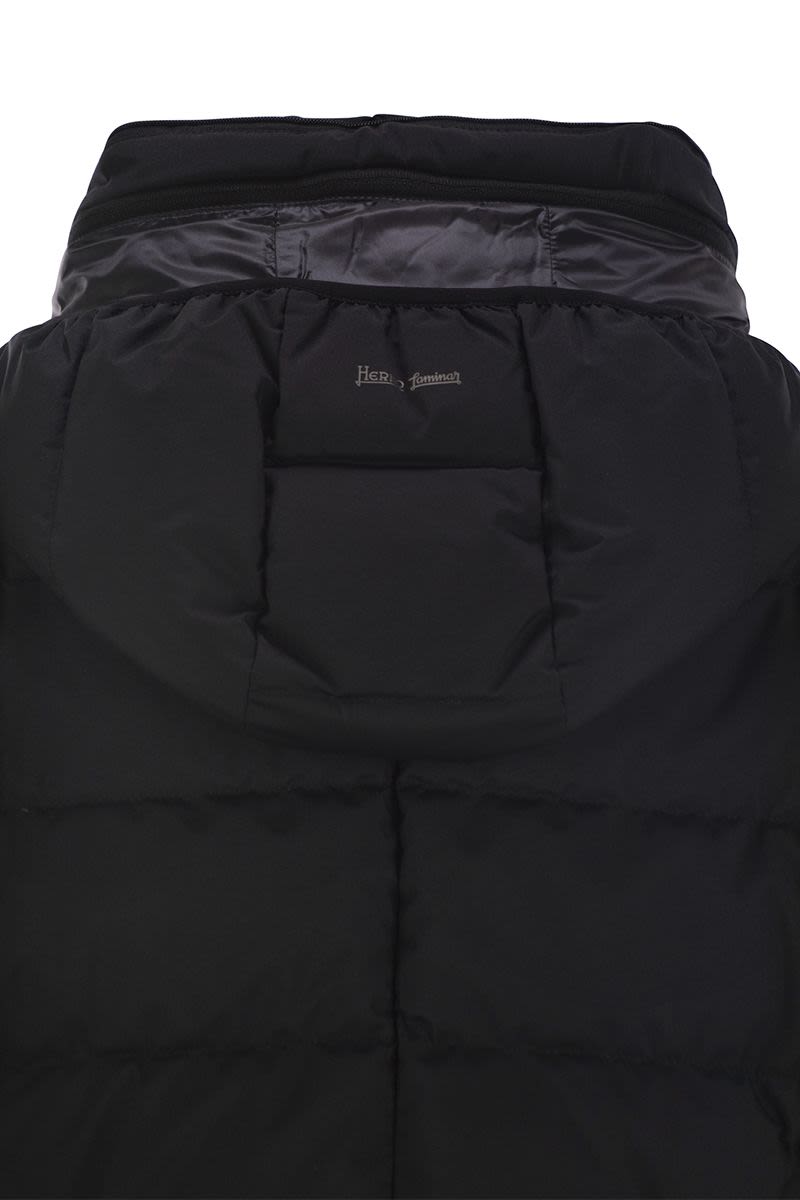 HERNO Women's Slim Fit GORE-TEX Down Jacket with Tapered Silhouette