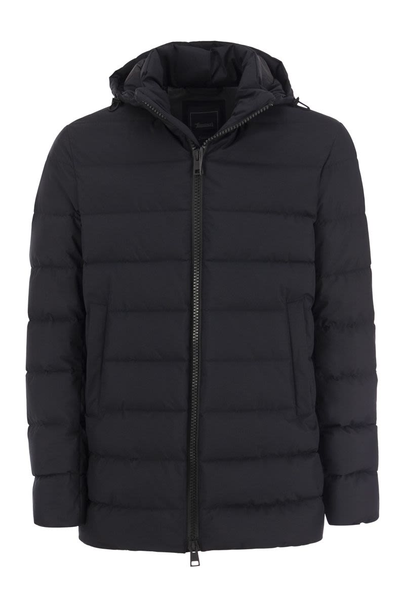 Men's Herno Medium Hooded Down Jacket - FW23