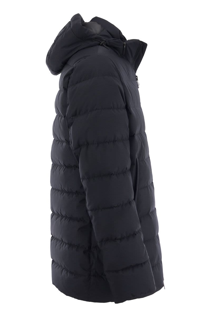 Men's Herno Medium Hooded Down Jacket - FW23