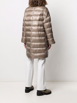 HERNO Elegant Mid-Length Puffer Jacket