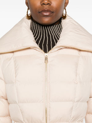 ELISABETTA FRANCHI Belted Short Down Jacket for Women