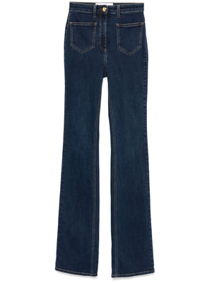 ELISABETTA FRANCHI Bootcut High-Waisted Denim Jeans for Women