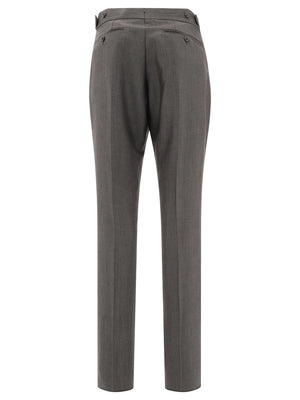 TOM FORD Luxury Wool-Mohair Blend Trousers