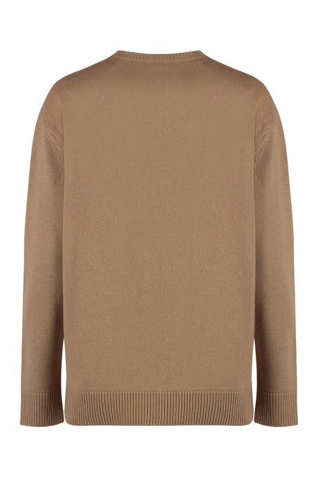 MAX MARA Plush Wool and Cashmere Sweater with Sequin Detailing