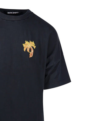 PALM ANGELS Burning Palm Graphic Cotton Tee