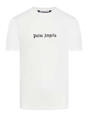 PALM ANGELS Logo Print Crew-Neck T-Shirt for Men - FW24 Edition