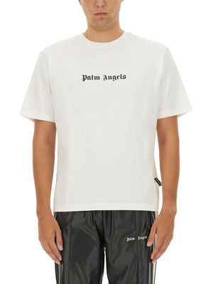 PALM ANGELS Iconic Logo T-Shirt - Size L