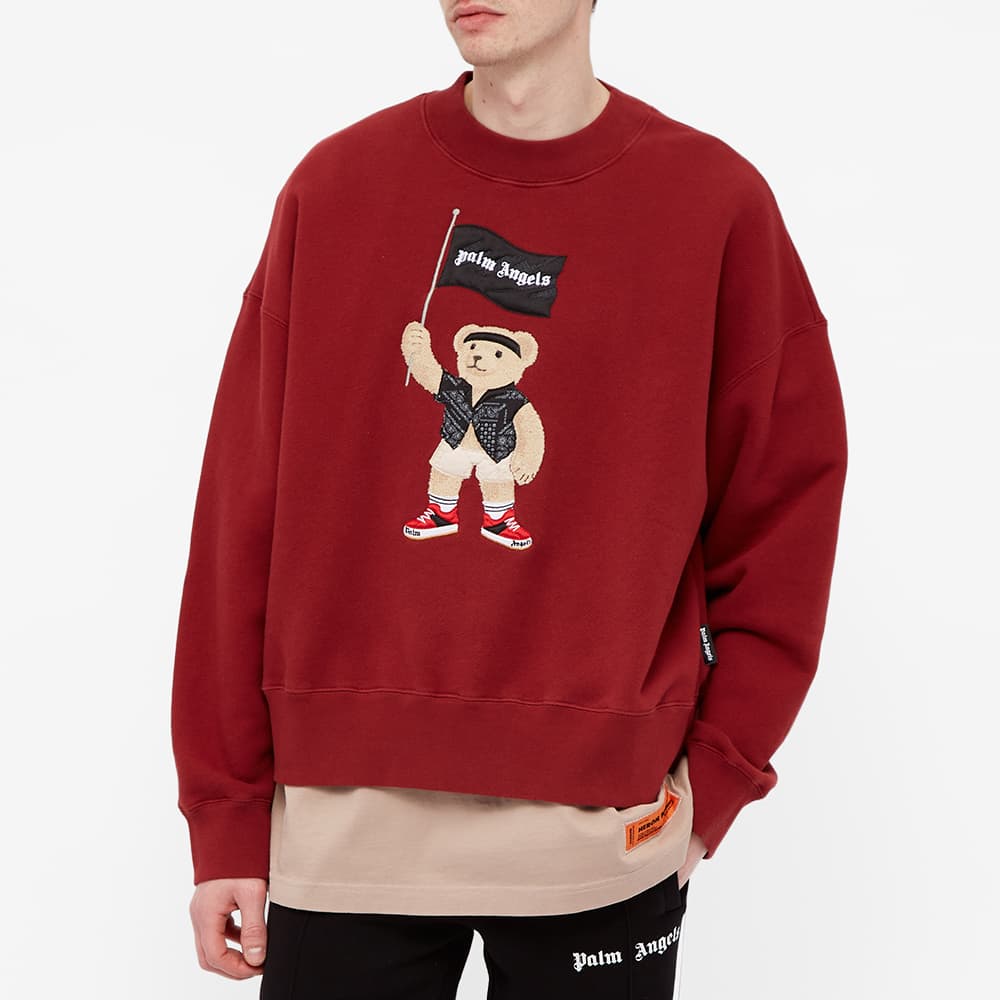 PALM ANGELS Pirate Bear Logo Sweatshirt for Men - Fall/Winter 2024