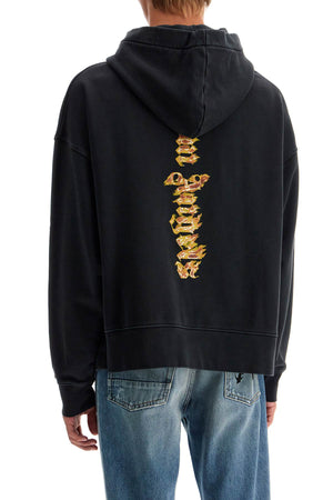 PALM ANGELS Flaming Palm Graphic Hoodie