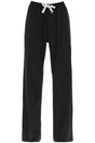 PALM ANGELS Men's Black Wool Blend Trousers for FW23