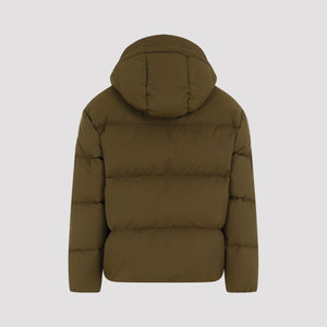 PALM ANGELS Monogrammed Green Track Down Jacket