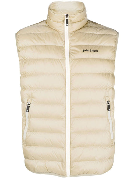 PALM ANGELS Men's Padded Gilet with Logo - Size L