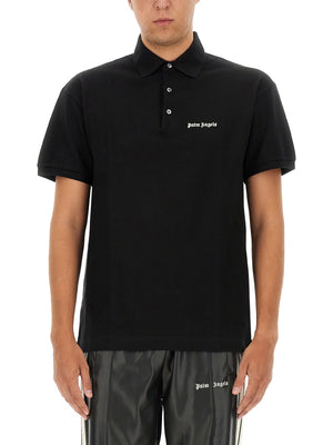 PALM ANGELS Classic Polo with Logo - Size L