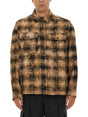 PALM ANGELS Plaid Button-Up Shirt - Size 50