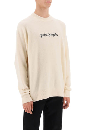 PALM ANGELS Classic Logo Knit Sweater for Men