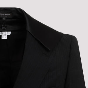 COMME DES GARÇONS HOMME PLUS Men's Black Wool Jacket