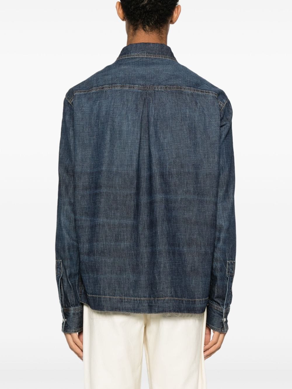 PALM ANGELS Men's Monogram Denim Jacket - SS24