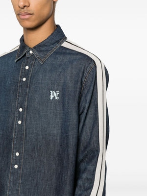 PALM ANGELS Men's Monogram Denim Jacket - SS24