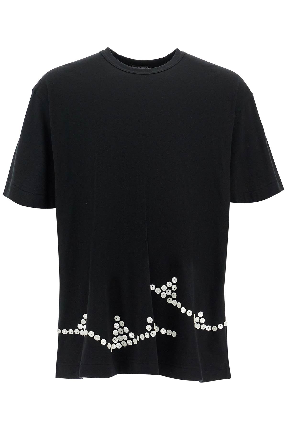 COMME DES GARÇONS HOMME PLUS Oversized Embroidered Button-Up T-Shirt for Men - FW24