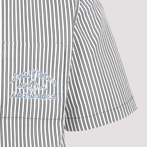 AMIRI Men's Black & White Camp Shirt for SS24