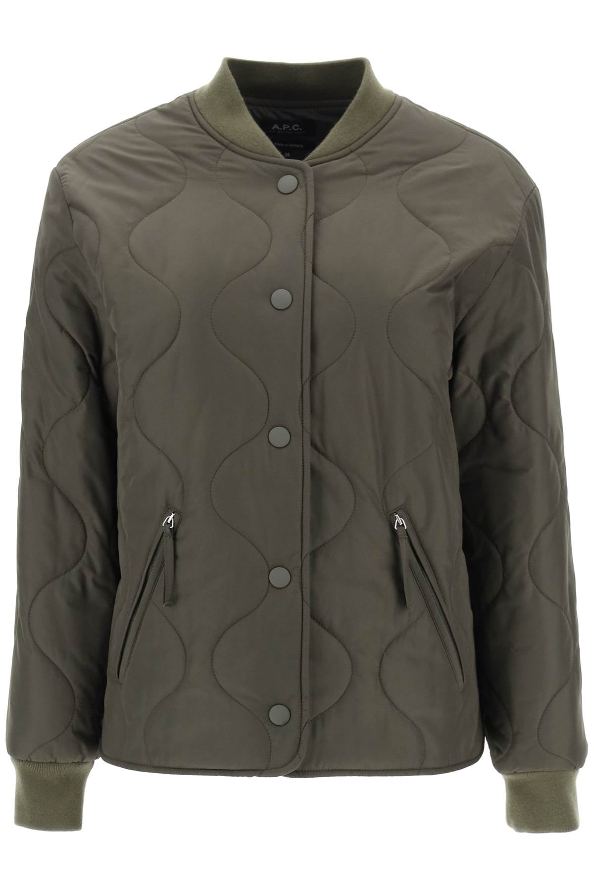 A.P.C. Quilted Camila Jacket - Tan