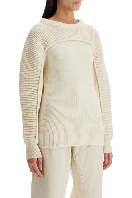 ISABEL MARANT Two-Tone Knit Pullover - Loose Fit, Size 36