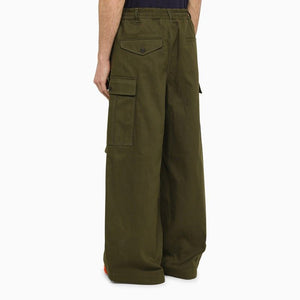 MARNI Oversized Green Cargo Pants for Men - SS24 Collection