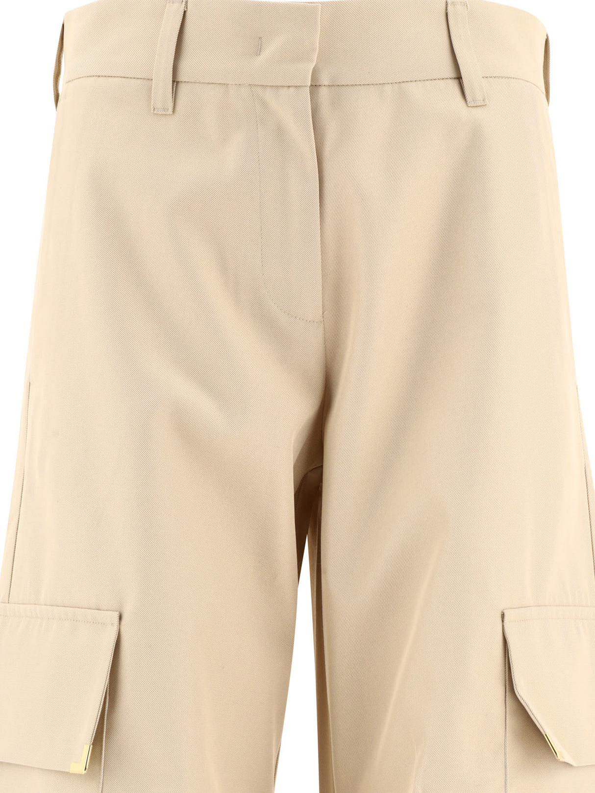 PALM ANGELS Beige 24SS Straight Pants for Women